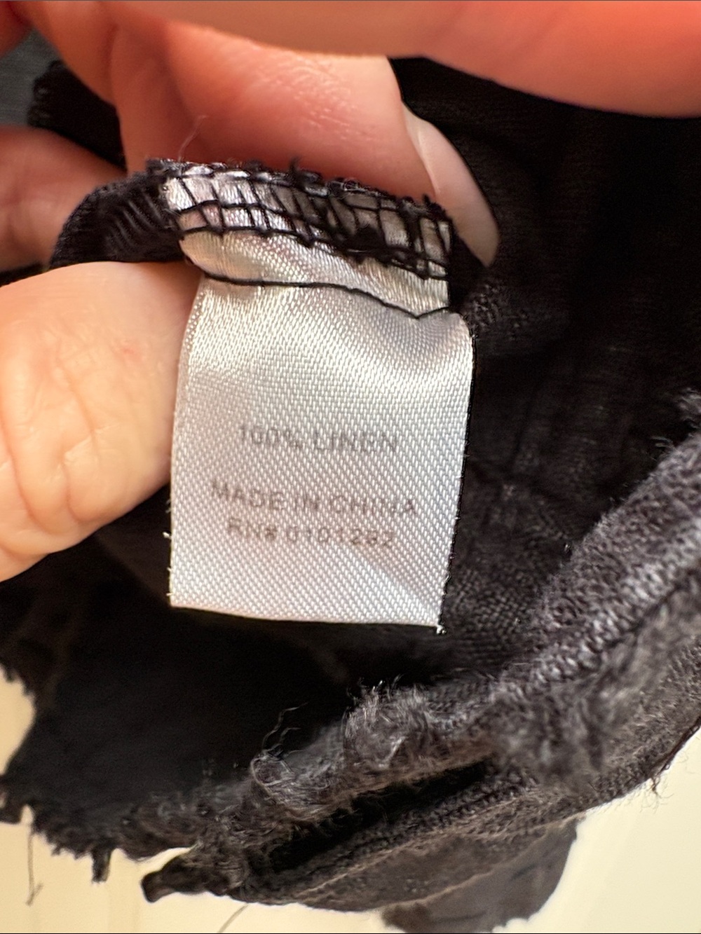Lulu B Linen Travel Jacket XL Frayed hems -EUC. I paid $98 worn about 3 times - Picture 4 of 11